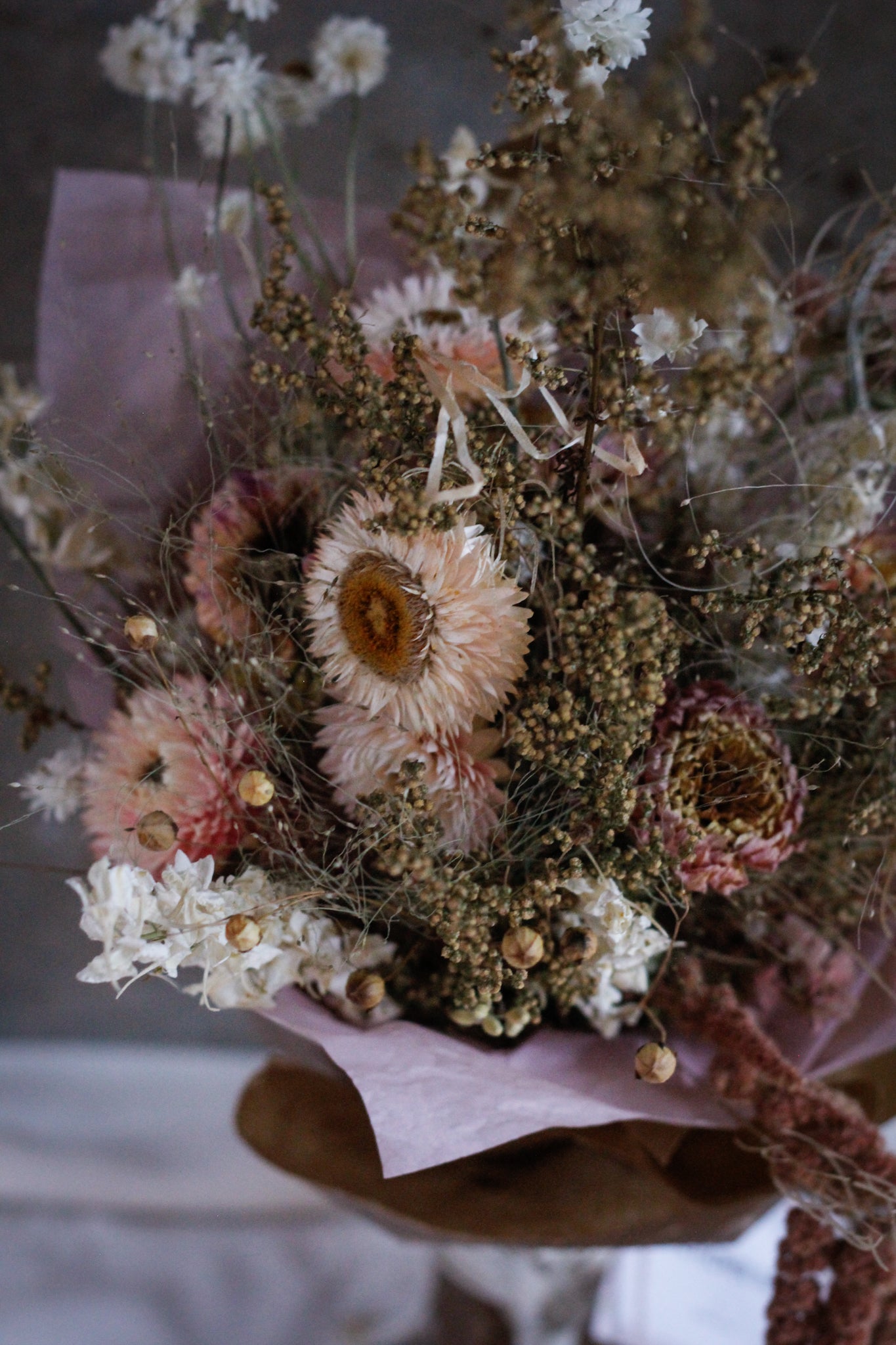Evighedsbuket lys rosa
