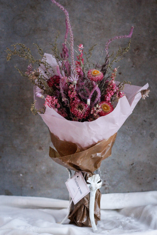 Evighedsbuket Pink/lilla