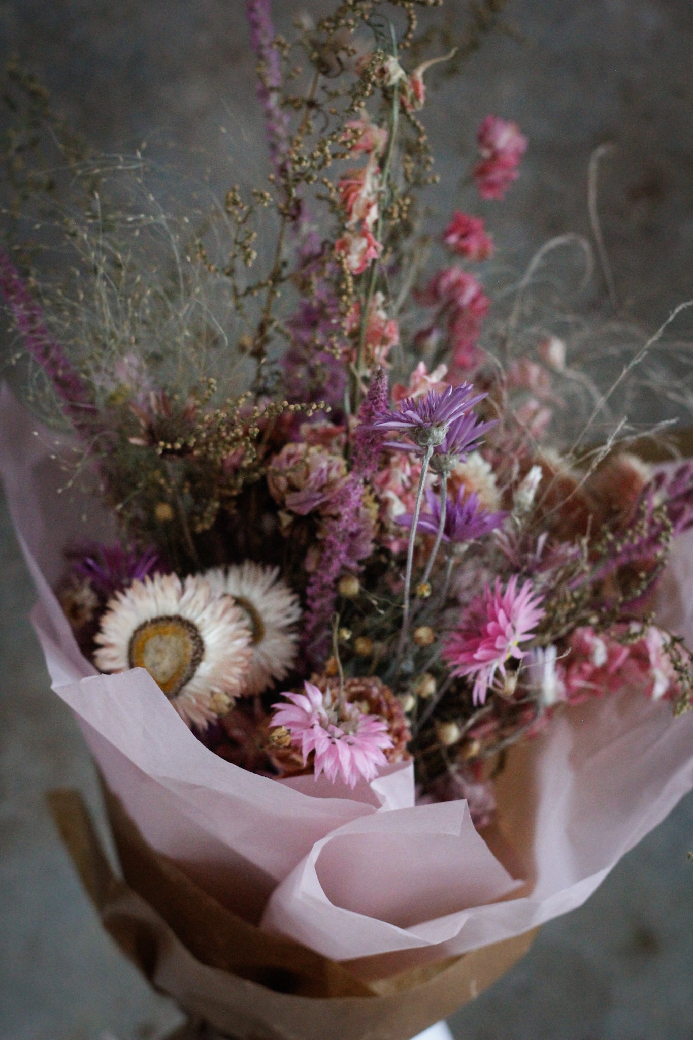 Evighedsbuket Pink/lilla