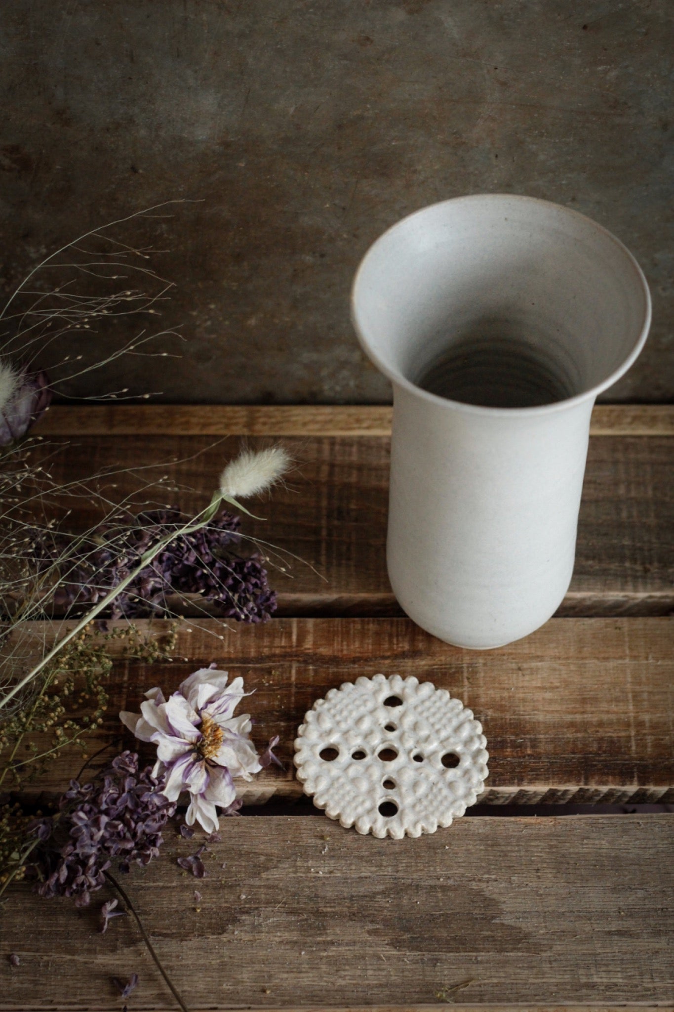 2 i 1 stentøjs vase